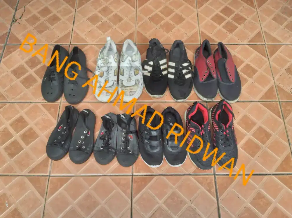 jual borongan sepatu anak & dewasa ukuran 32 - 50, sekolah mahasiswa