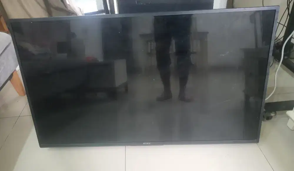 SONY 43” GOOGLE TV – NORMAL, RETAK TIPIS + BRACKET GRATIS, MURAH!