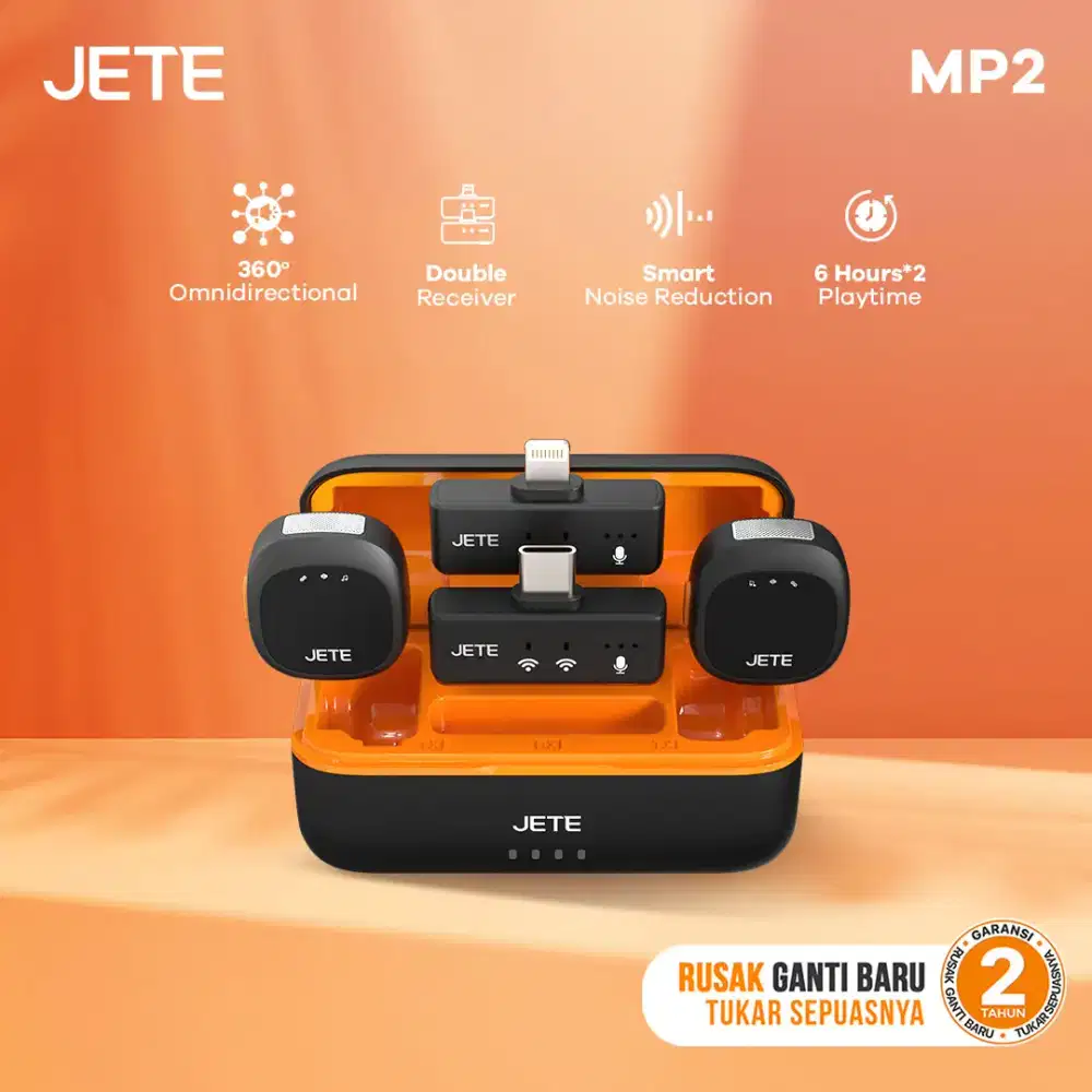 Jual Clip On JETE MP2 2in1 Wireless