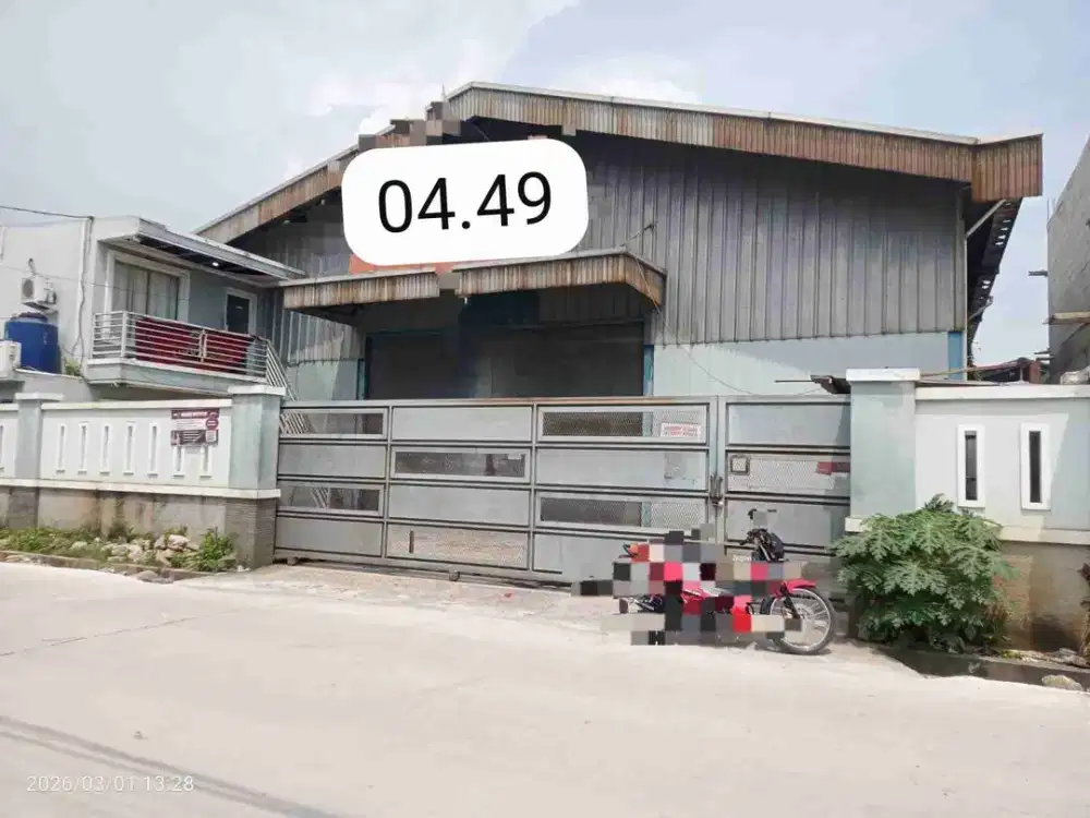 disewakan gudang 600mt akes kontener