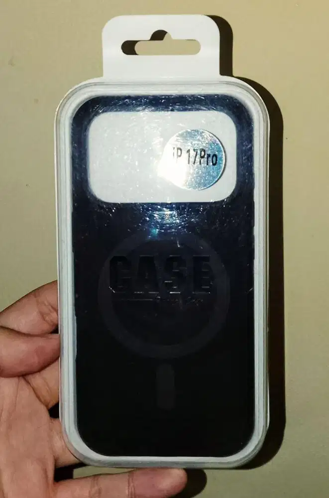 Silicon Case Iphone 17 Pro Black Magsafe