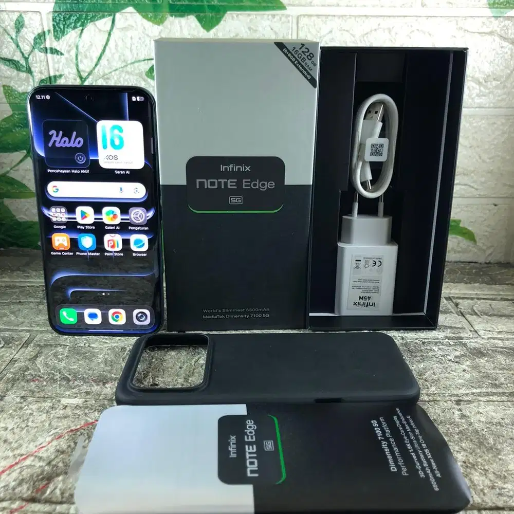 Infinix note edge 5g ram 8/128 gb pemakaian seminggu
