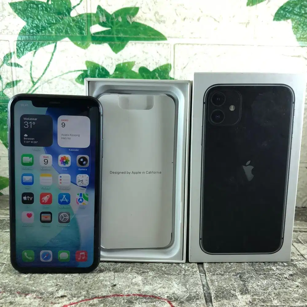 Iphone 11 64 gb inter wifi only lengkap