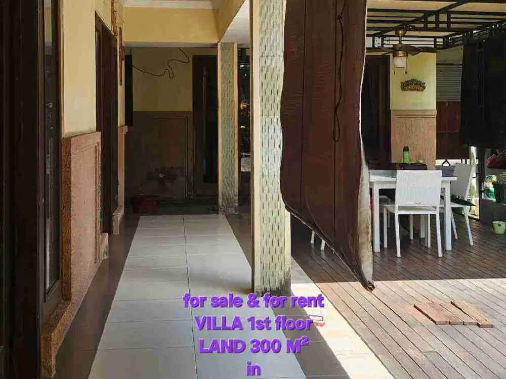 for rent villa 300m2 at slingsing cepaka bali