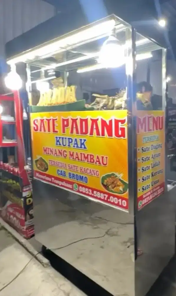 Jualan sate padang