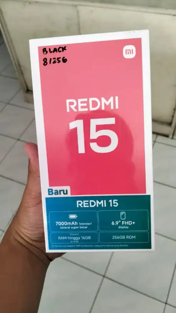 Xiaomi redmi 15 (8/256) new spesial promo