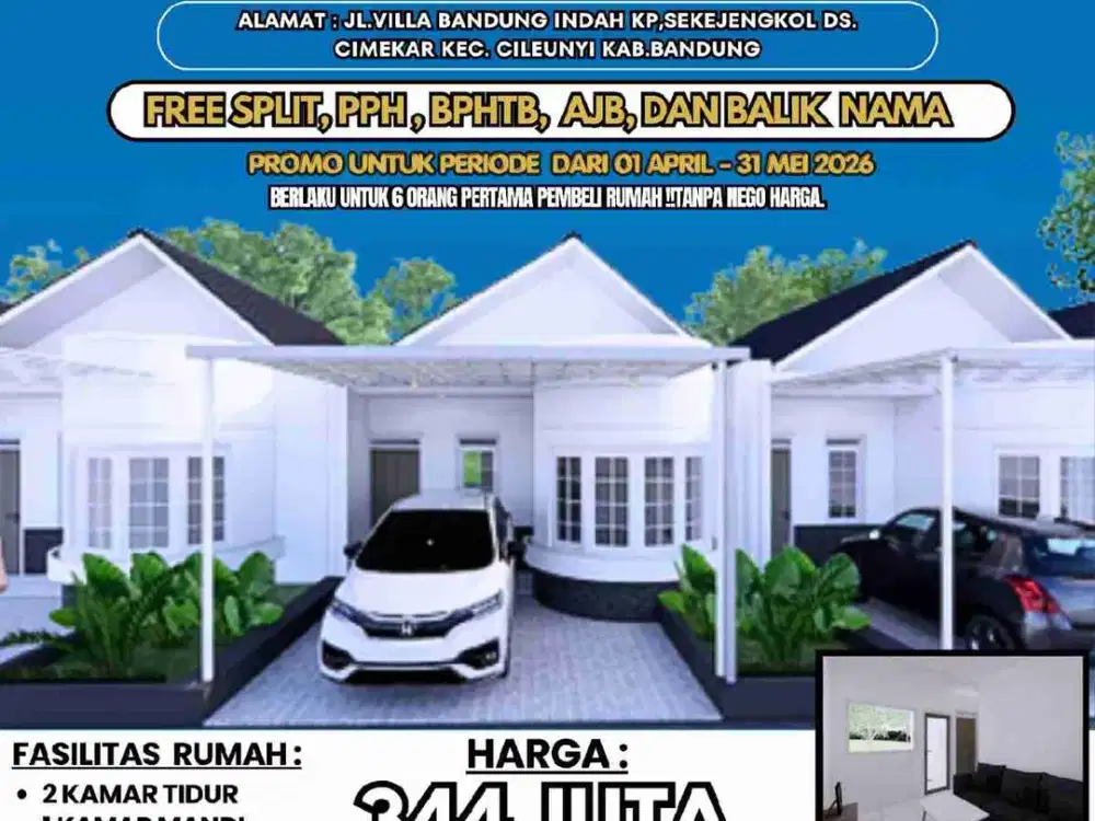 Promo free Biaya Surat Dan Pajak BSM Bandung Raya Residence