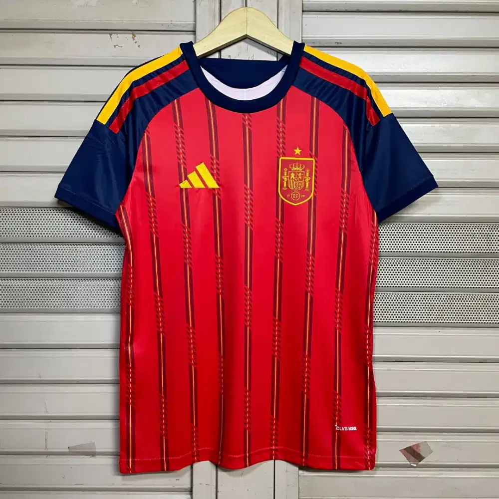 JERSEY BOLA WORLD CUP 2026 SPAIN HOME NEW SEASON ELEGANT