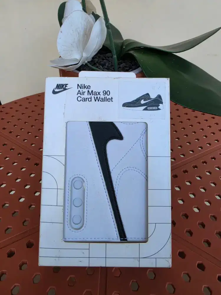Nike Icon Air Max 90 Card Wallet White Original harga Promo