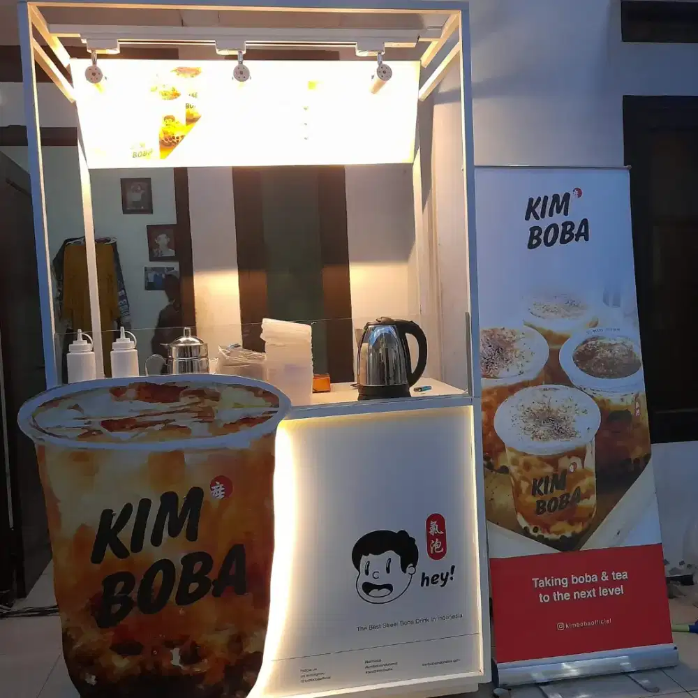 Dijual booth Kim boba bekas