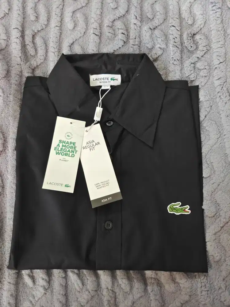 Kemeja lengan panjang Lacoste size L