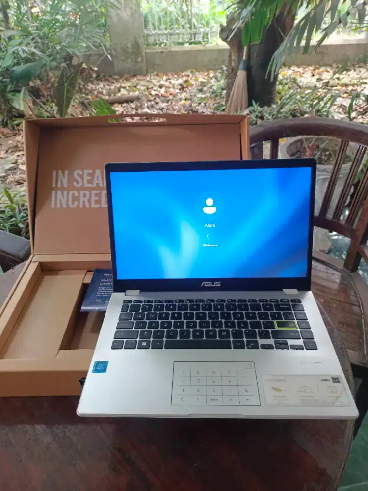 Laptop Asus E410M Celeron 4020 Ram 4gb Ssd 512gb Fulset nominus NETT