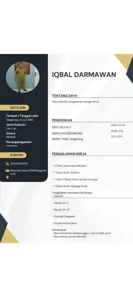 Jasa lowongan kerja driver