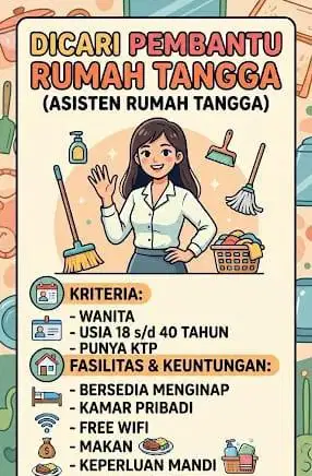Dibutuhkan ART Menginap