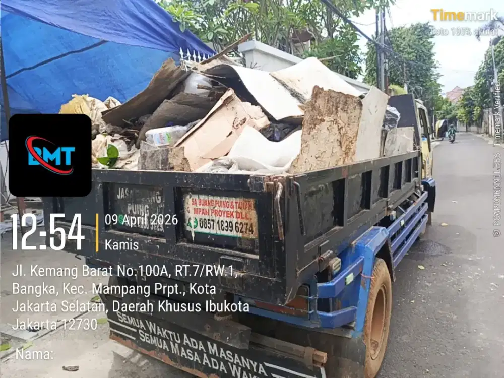 Jasa buang puing tanah sampah dan pengurugan