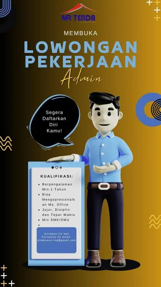 Lowongan kerja admin / sales marketing / accounting finnace