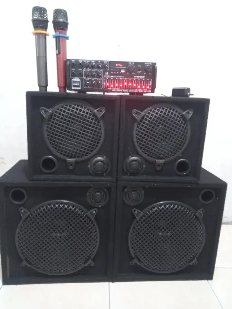 Paket sound karaoke 12 in + 8 in