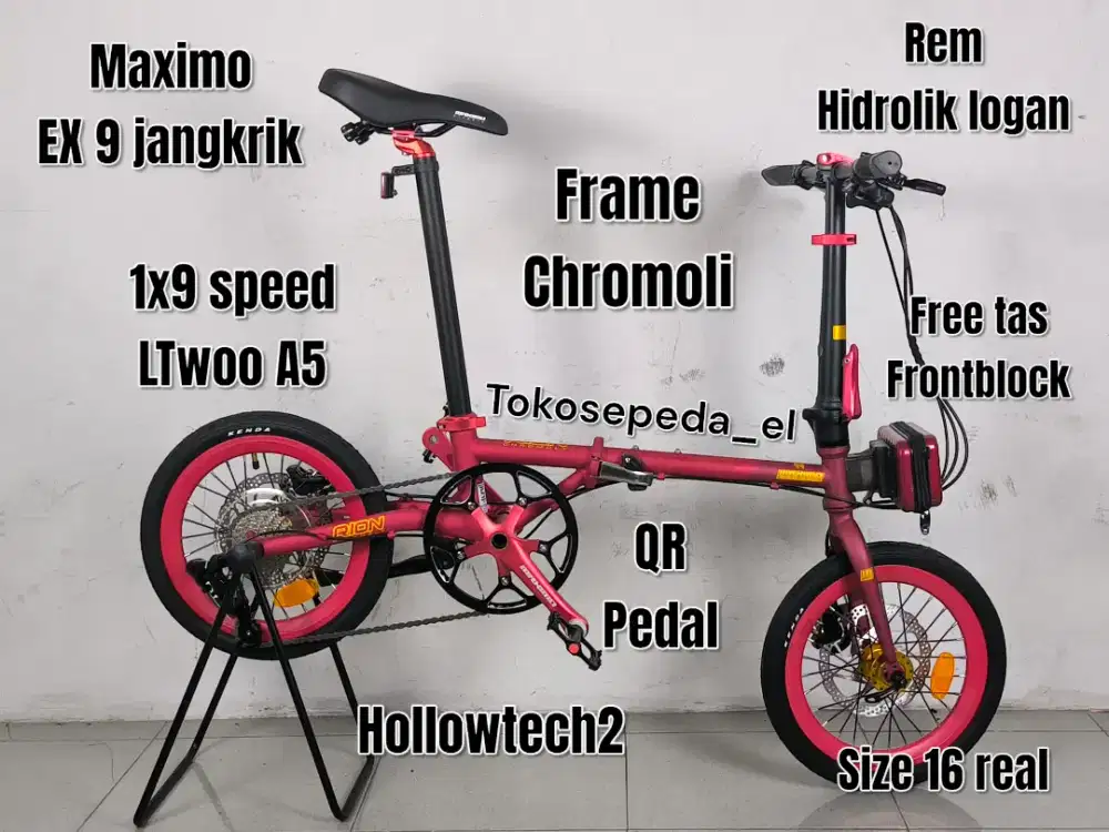 Maximo rion ex9 jangkrik 16 inch