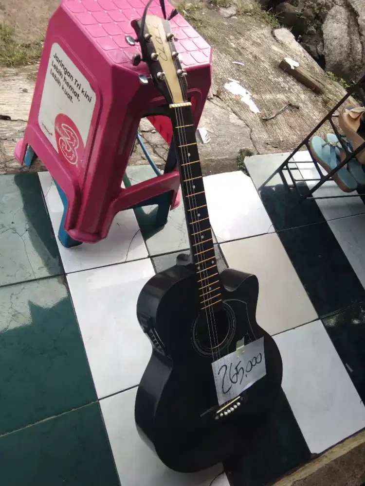 Gitar akustik elektrik colecrla