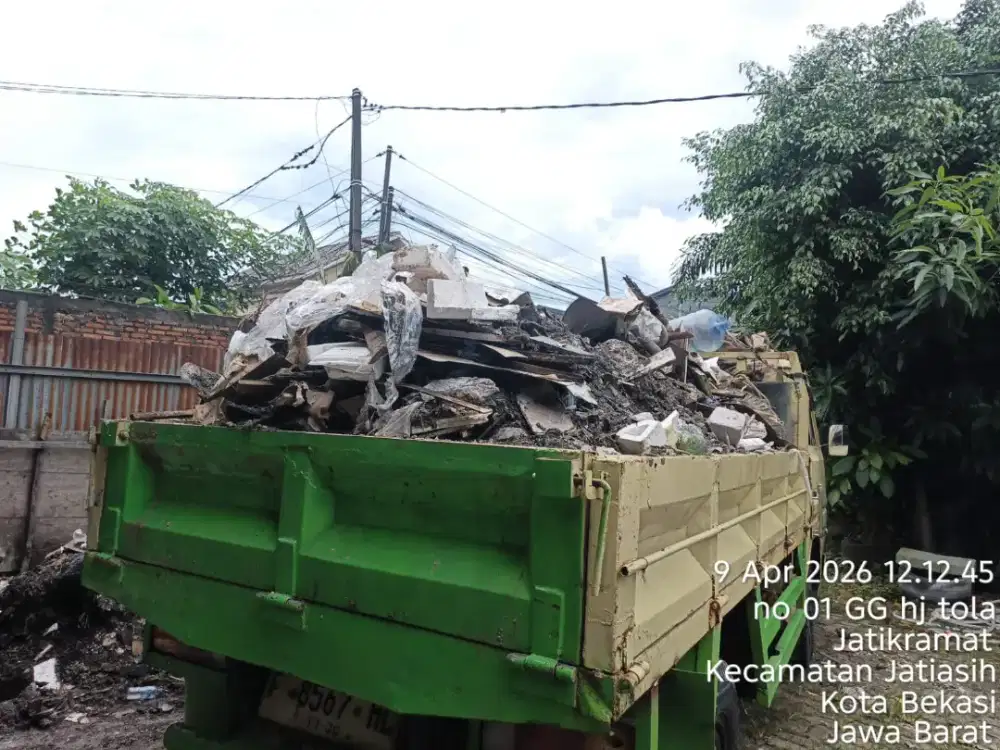 Jasa buang puing dan angkut sampah proyek