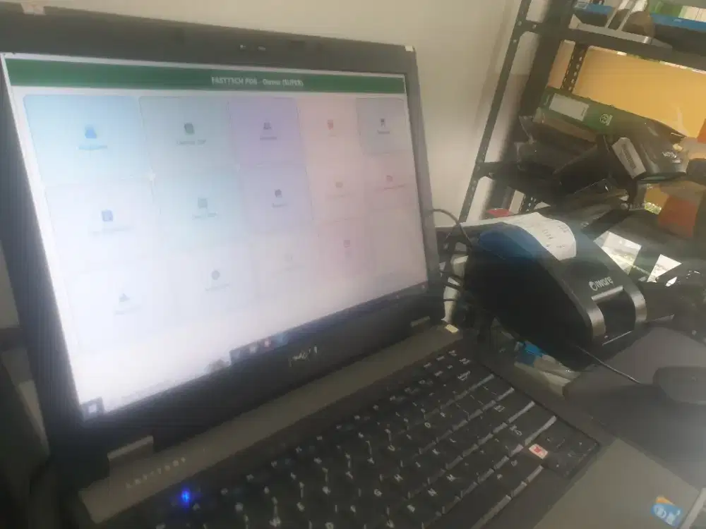 Laptop Kasir siap pakai.fullset