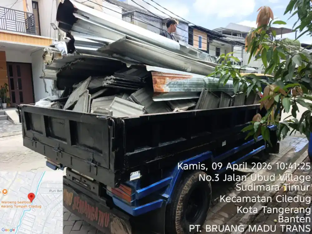 Jasa buang puing dan pengurugan