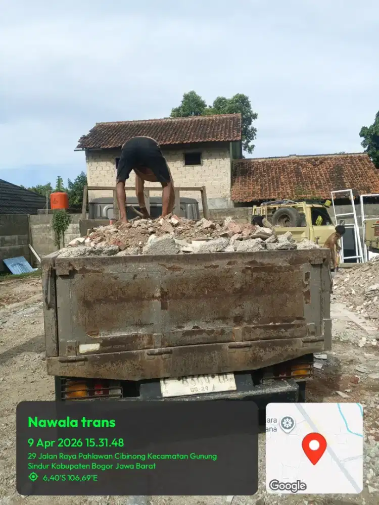 Jasa buang puing dan angkut sampah proyek