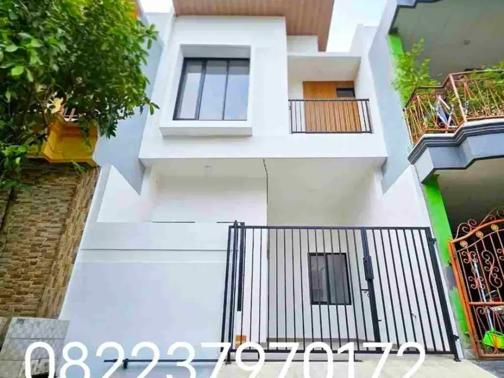 Dijual Rumah Modern Minimalis Pondok Ungu Permai Sektor V Bekasi