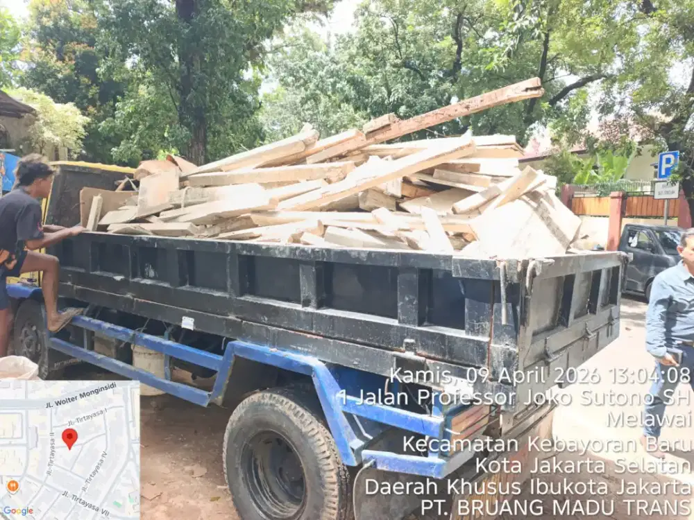 Jasa buang puing dan angkut sampah