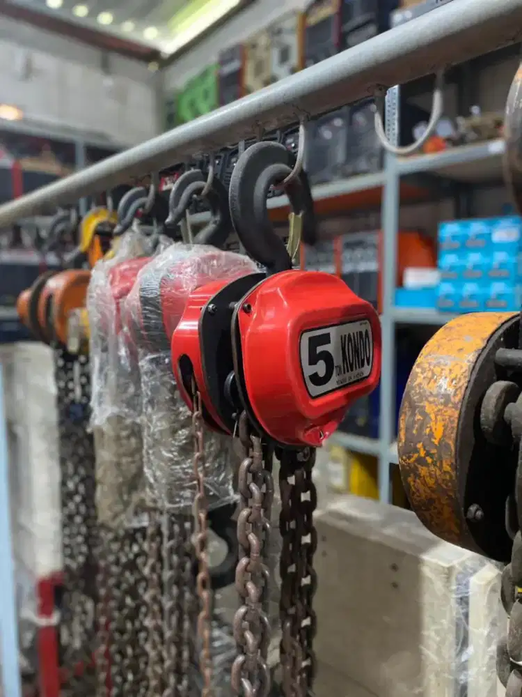 CHAIN BLOCK BEKAS 5 TON KONDO SECOND KATROL KONDO 5 TON