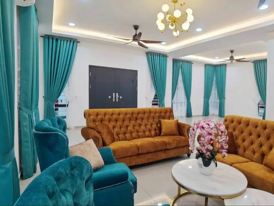 Menerima Gorden Blackout Pasang Skat Klinik Hordeng Gordyn Vitrase