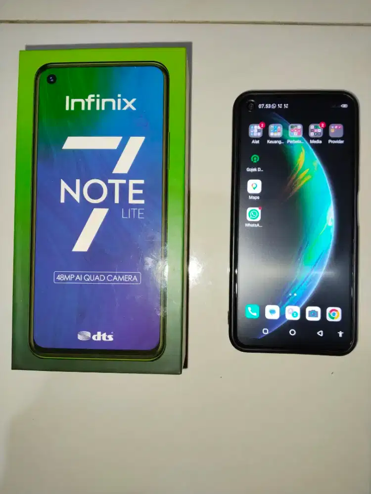 Infinix Note 7 Lite. Ram 4 GB + 128 GB
