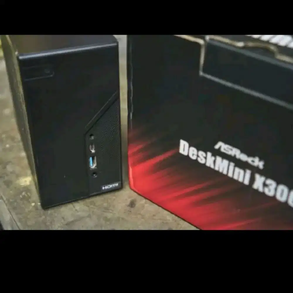 Mini PC Hemat Daya - ASRock DeskMini X300 + AMD Athlon 3000G + RAM 8GB