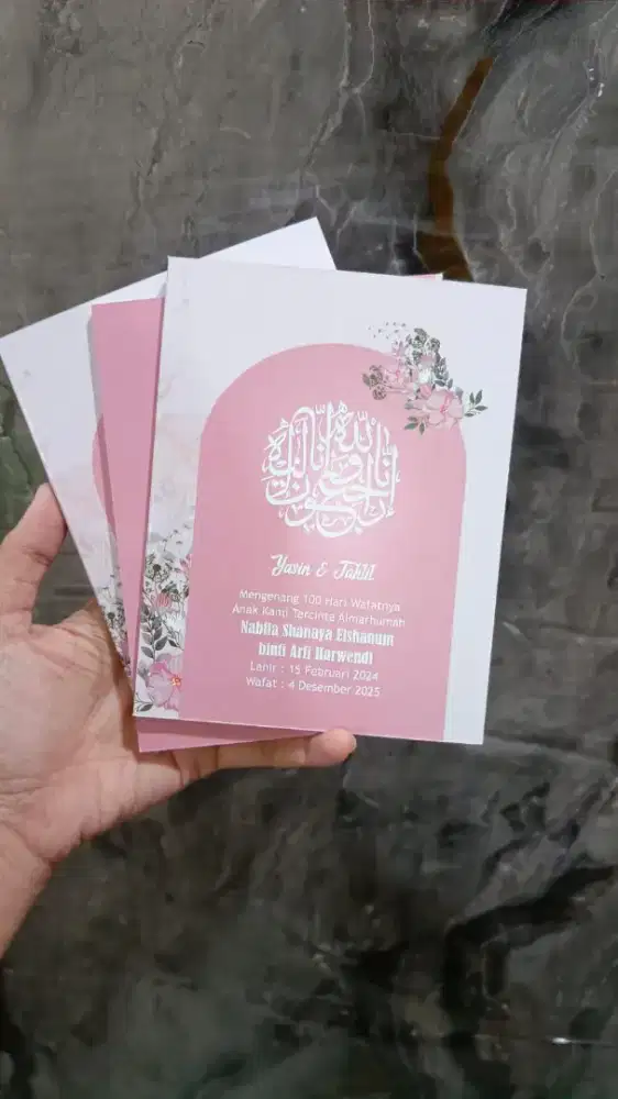 Buku Yasin pakai Foto murah mulai 6k (banyak pilihan desain)