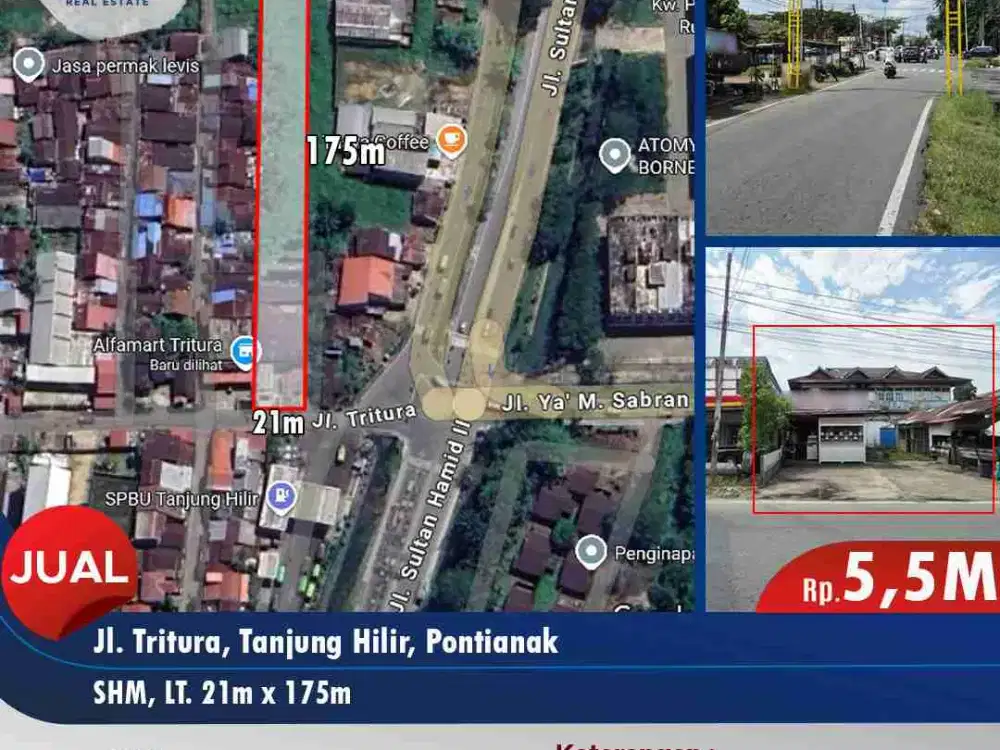 Tanah siap bangun + Ruko