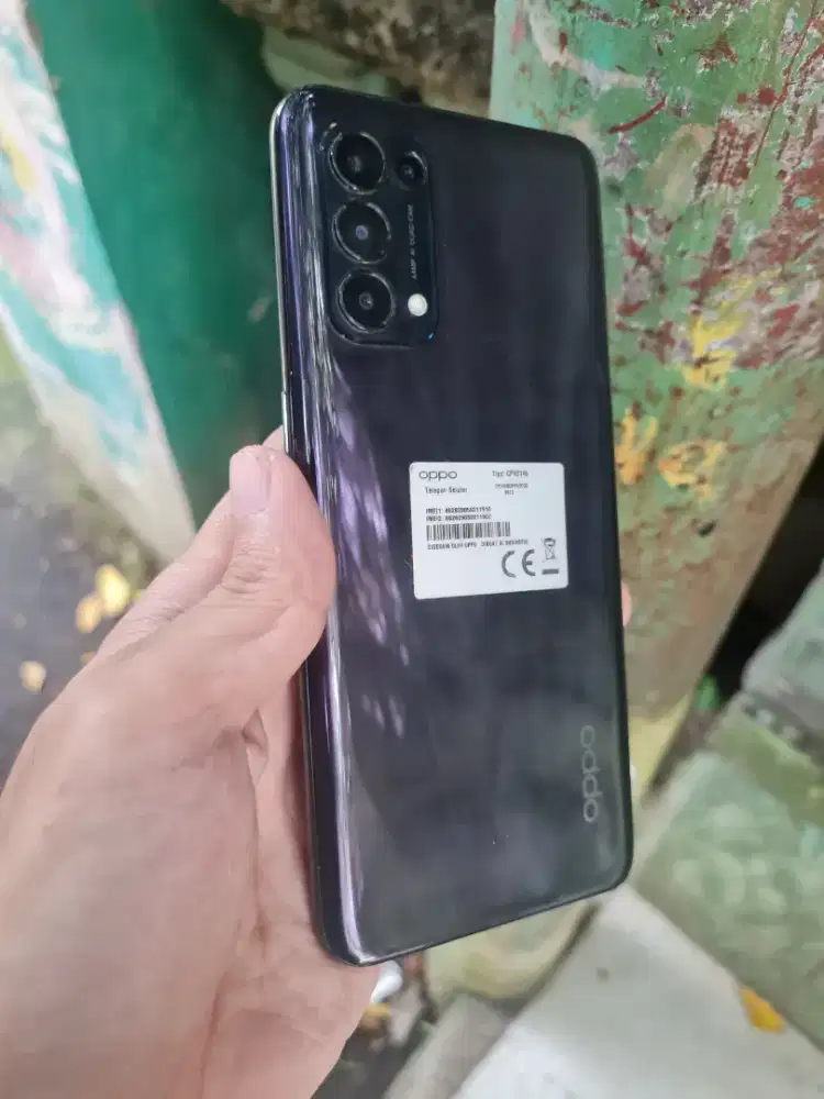 Dijual/TT/BT Oppo Reno 5 5G 8/128GB Snap765 Normal Mulus tgl pke