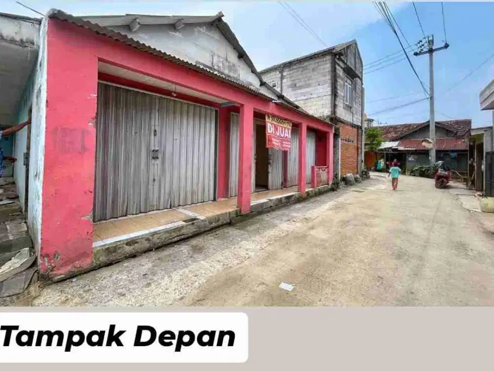 5Menit Ke RSud Cibinong, Tanah + Kios + Kontrakan Total 5Pintu