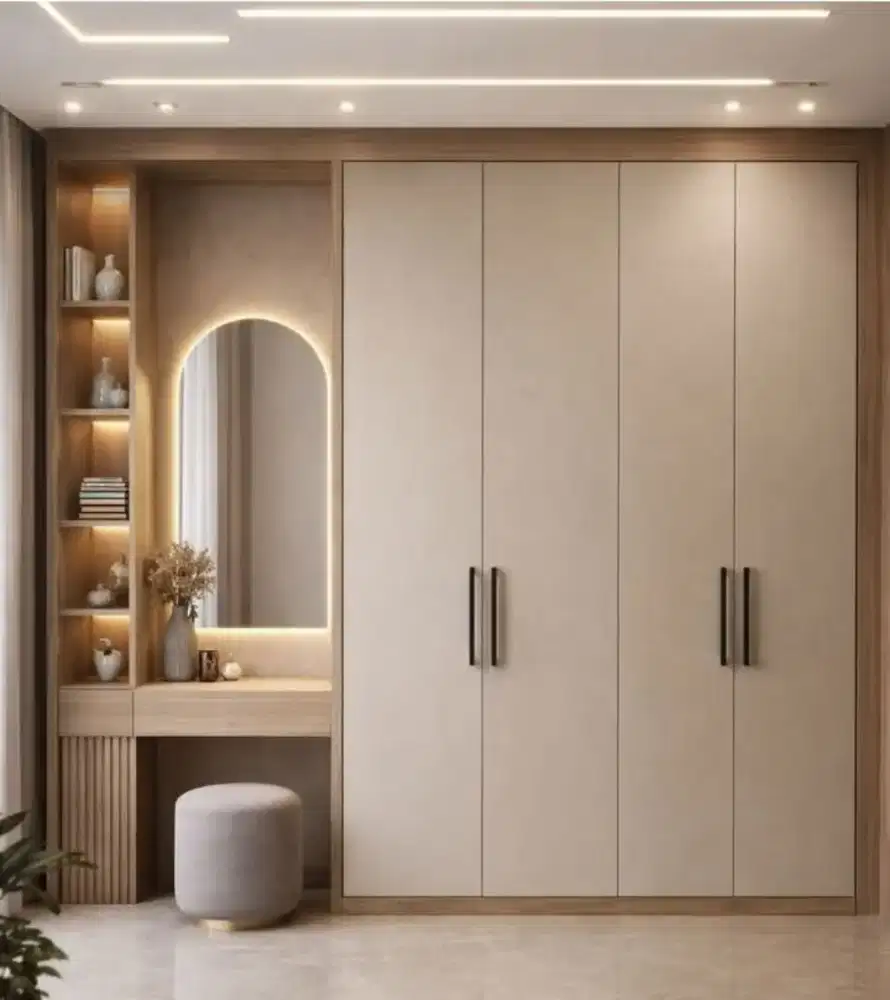 Lemari Custom Tempahan HPL