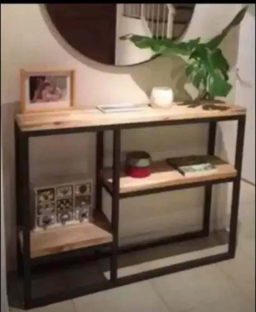 rak modern industrial minimalis