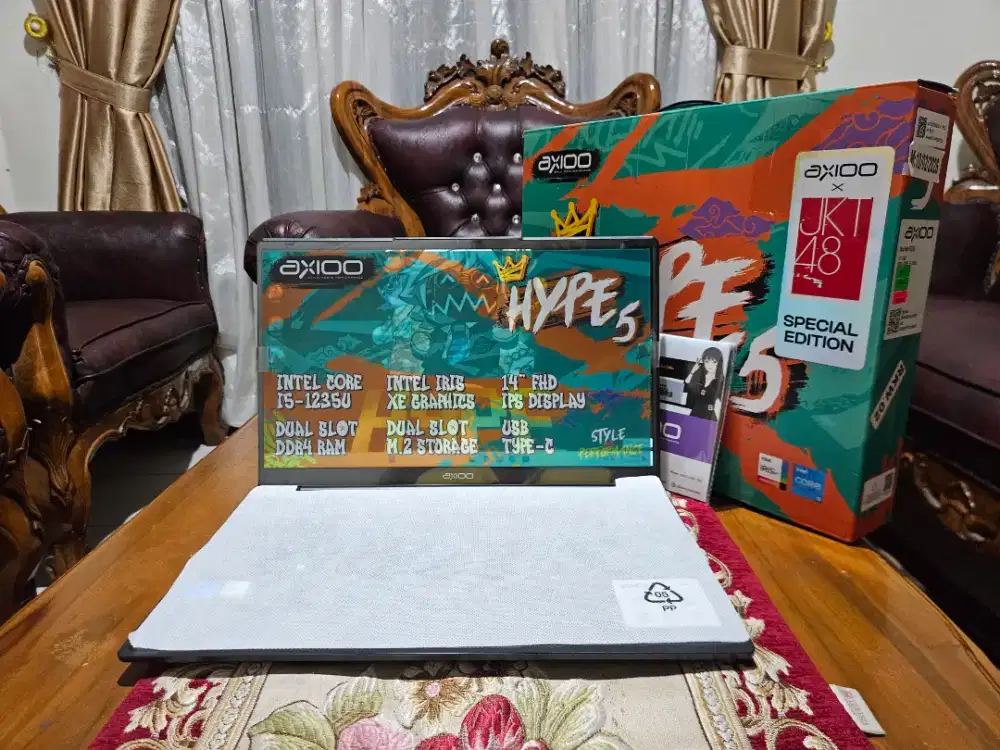 Laptop baru Core i5 Gen12 Ram 8/256GB SSD Garansi resmi