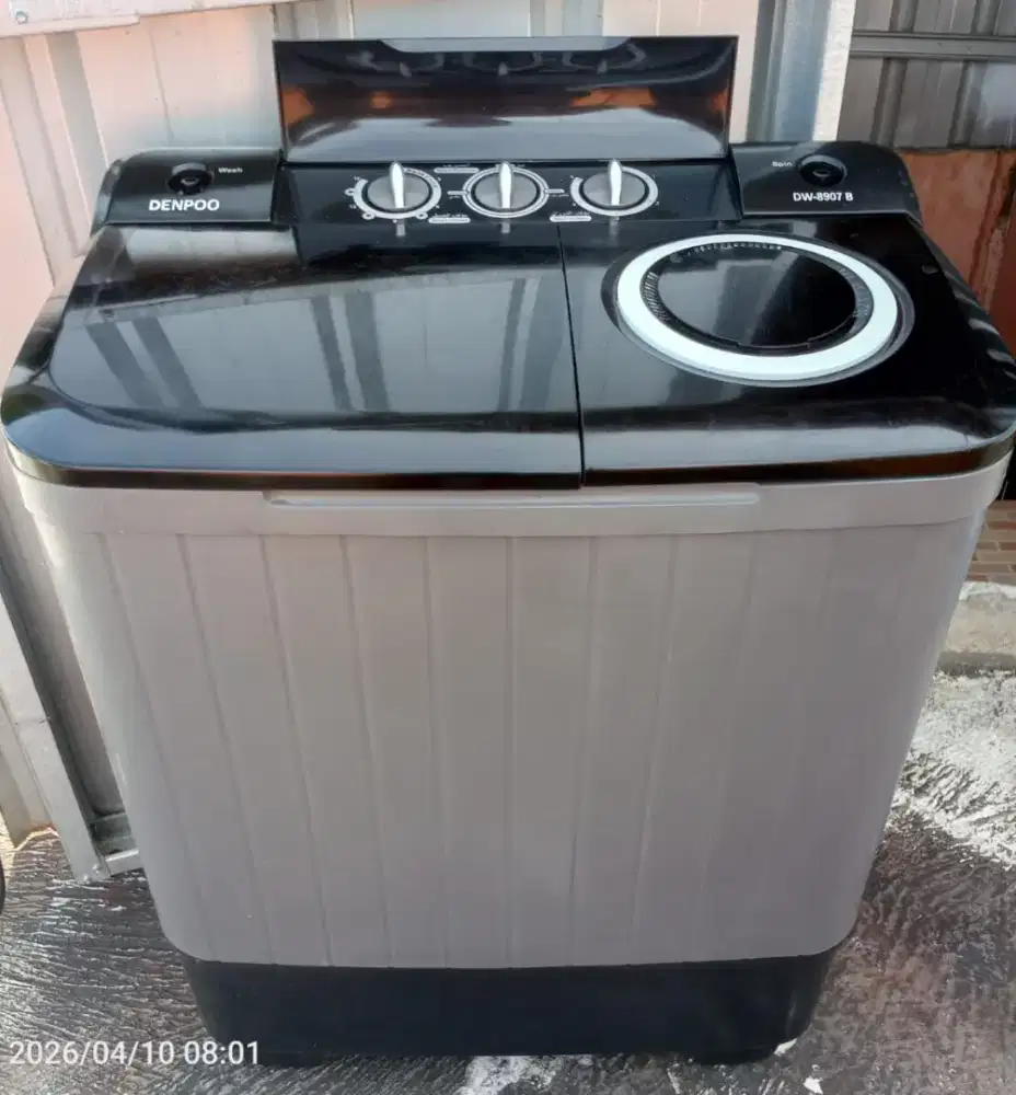 Mesin cuci 2 tabung DENPOO 8,5 kg