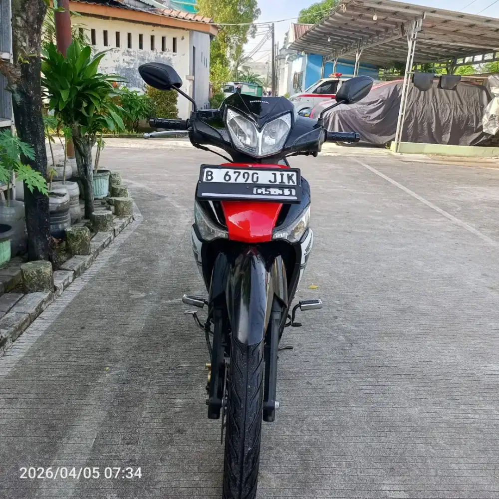 Supra x 125 2013 karbu pajak super panjang baru di bayarin