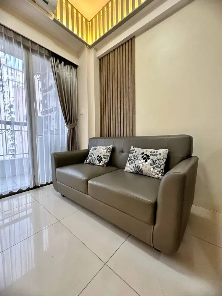 SEWA TAHUNAN APARTEMEN WATERPLACE 2BR FULL INTERIOR MODERN LENGKAP