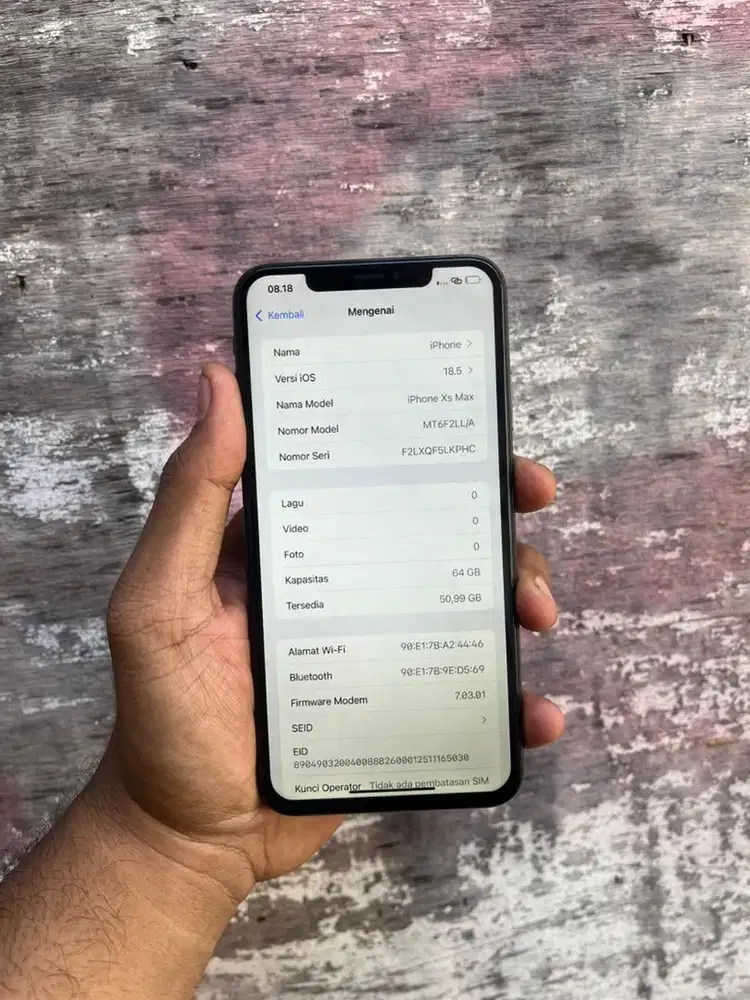 XS MAX 64GB INTER WHITELIST