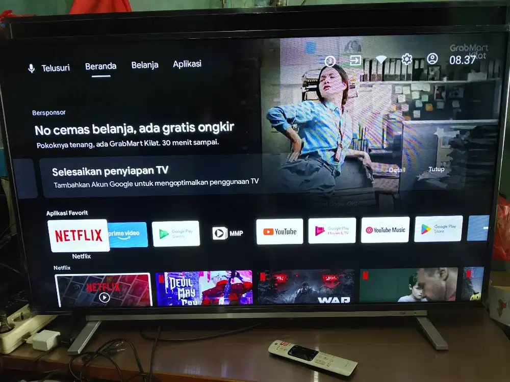 DIJUAL ANDROID TV TOSHIBA 43 inc