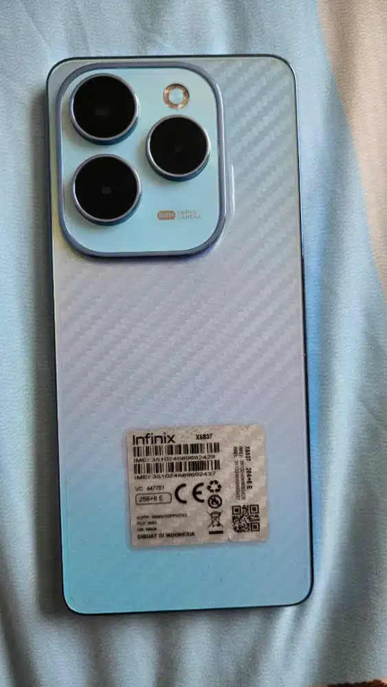 Jual second INFINIX Hot 40pro ram 8+8/256