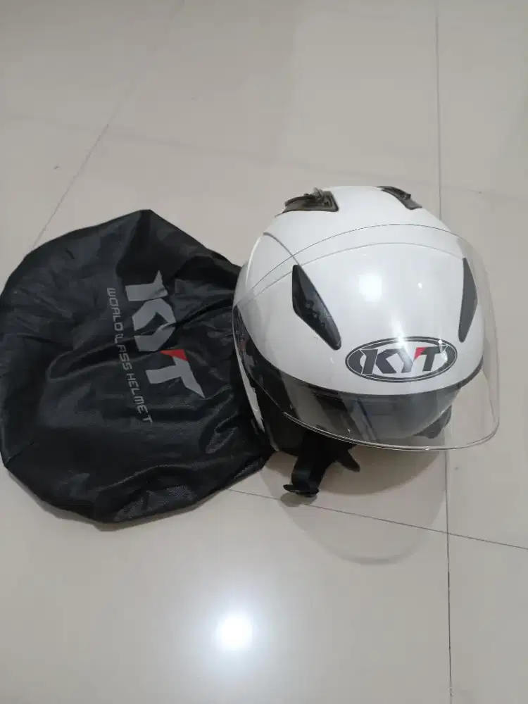 Helm KYT Galaxy Slide White Mulus