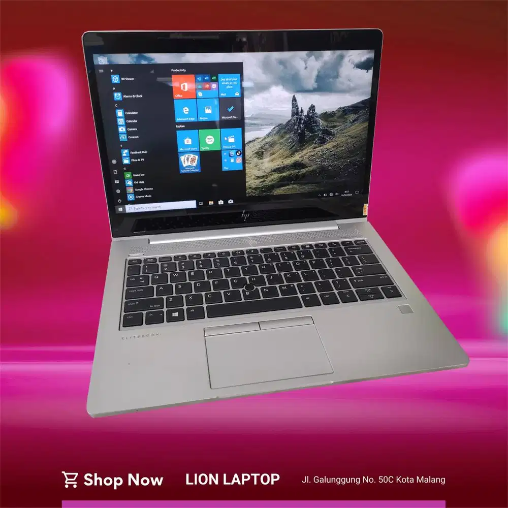 Core i7 gen 8 RAM 8GB Touchscreen Slim HP Elitebook 830 G6 [10|04]