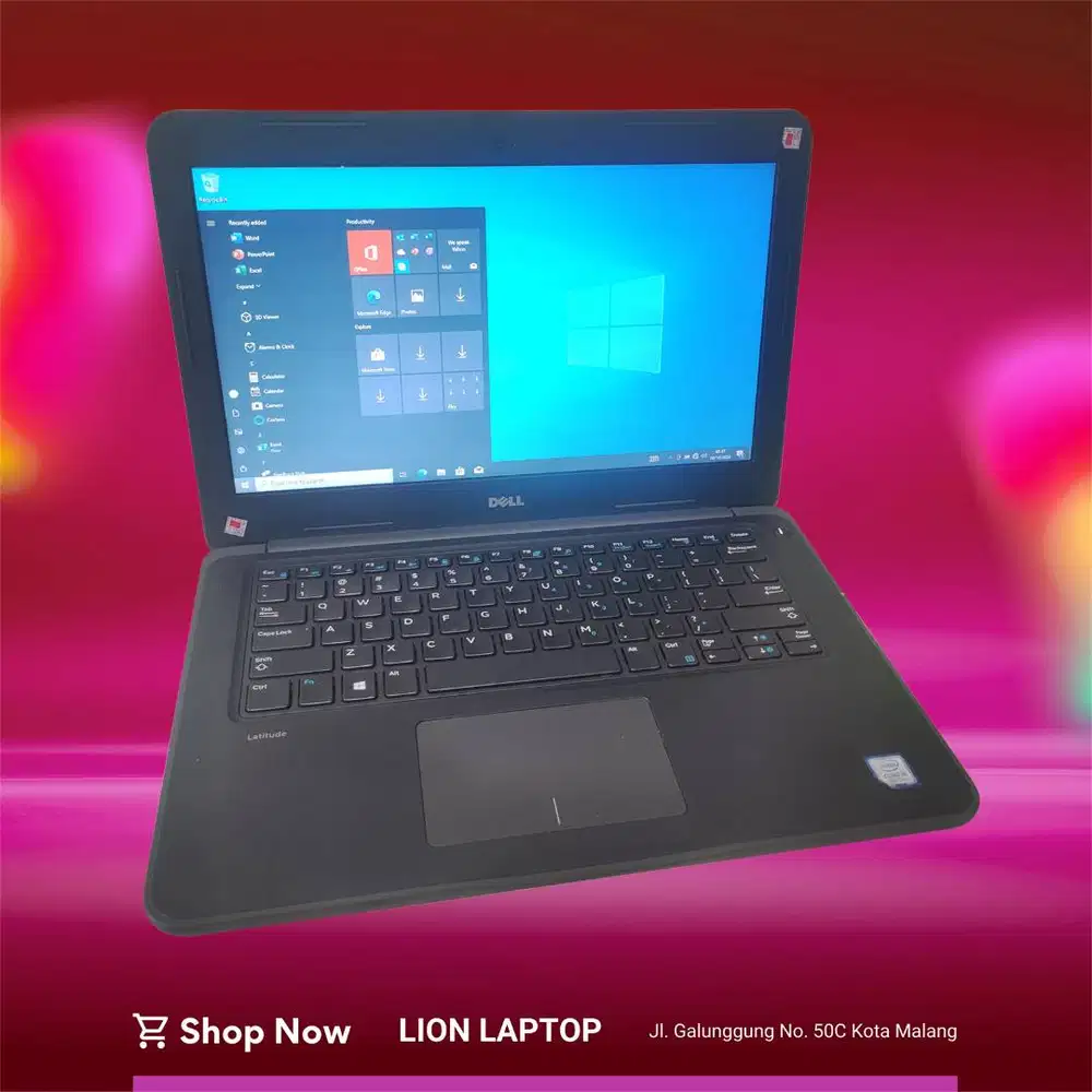 Core i5 Gen 7 Murah Mulus RAM 8GB SSD 256GB Dell Latitude 3380 [10|04]