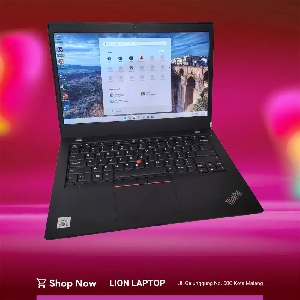 i5 Gen 10 Murah RAM 8GB SSD 256GB Lenovo Thinkpad L14 [10|04]